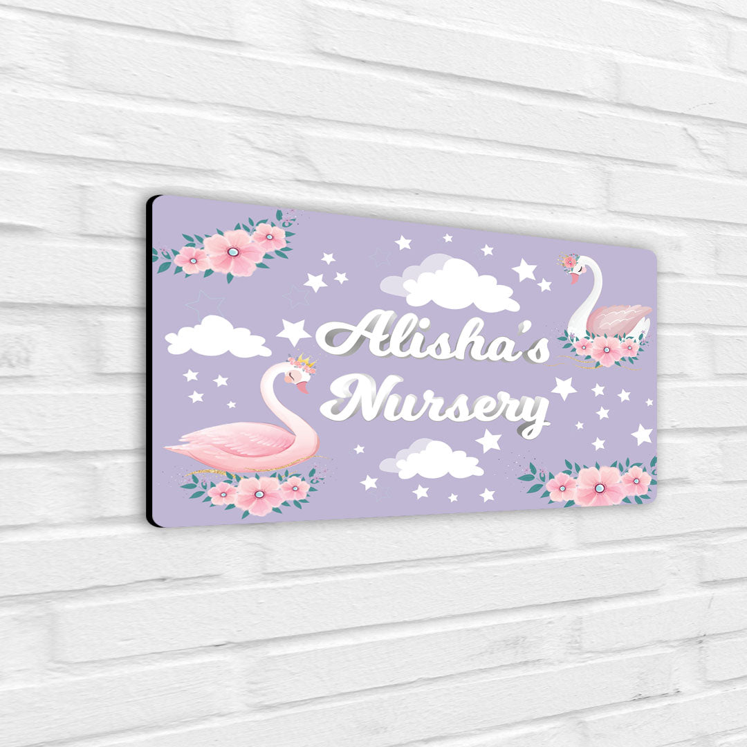 Swan Princess Name Plate (Standard) (kids)