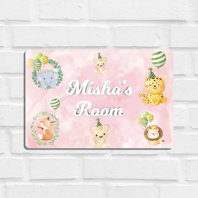 Safari Soiree Name Plate (Standard) (kids)