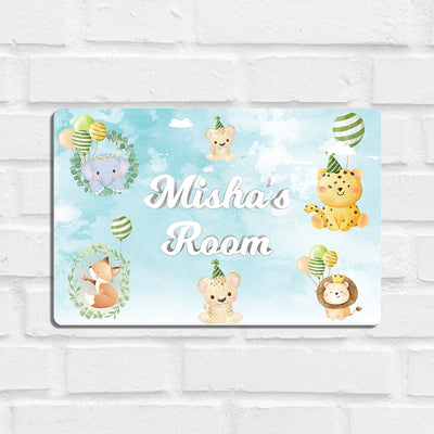 Safari Soiree Name Plate (Standard) (kids)