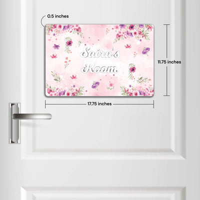 Floral Fiesta Name Plate (Standard)