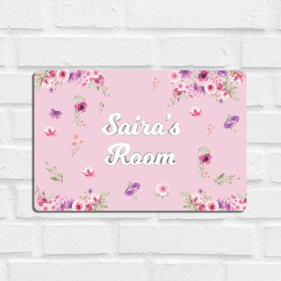 Floral Fiesta Name Plate (Standard)