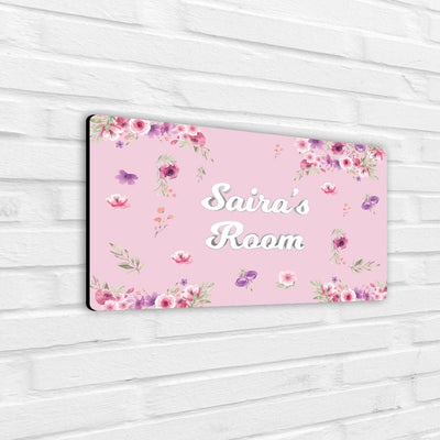 Floral Fiesta Name Plate (Standard)