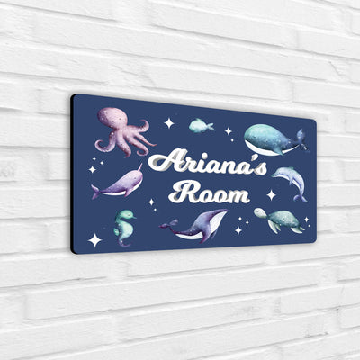 Midnight Ocean Name Plate (Standard)