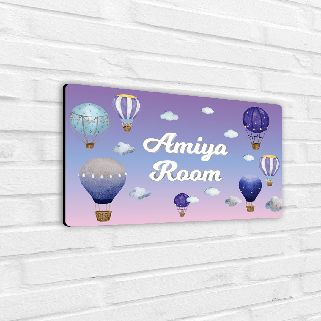 Night Flight Name Plate (Standard) (kids)