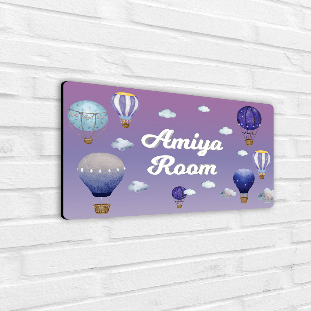 Night Flight Name Plate (Standard) (kids)