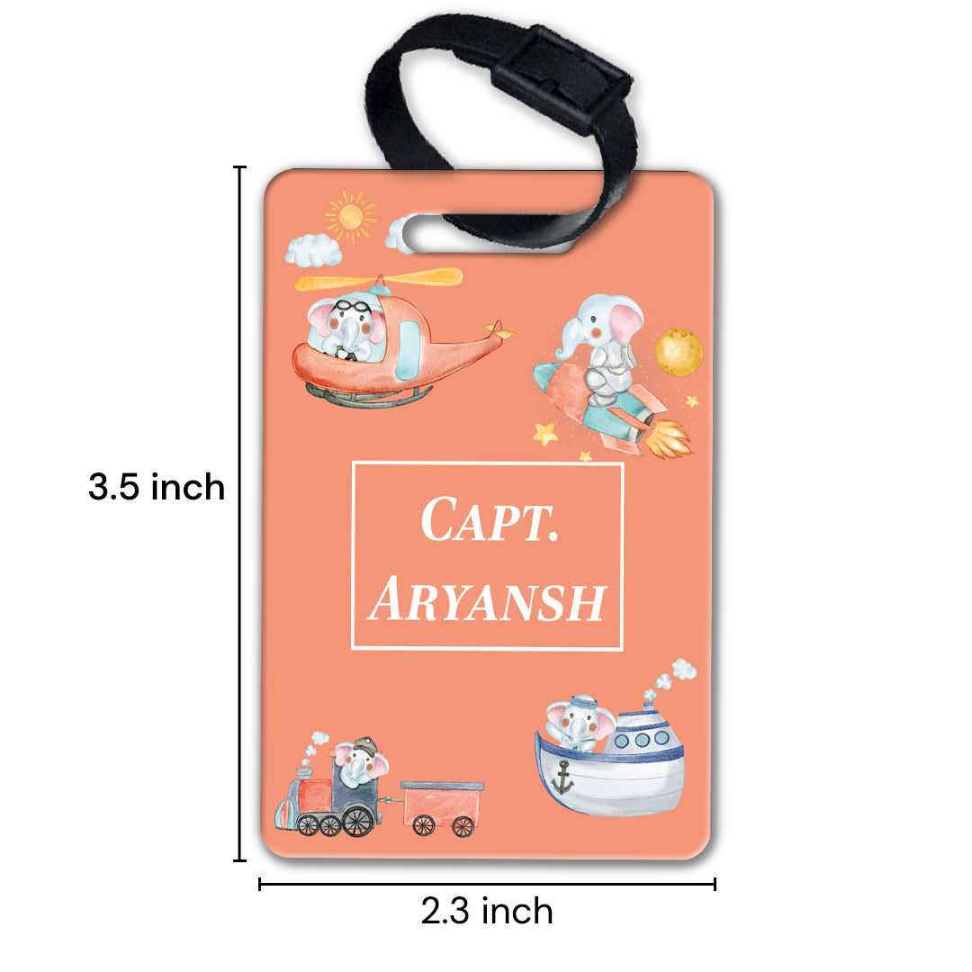 Captain Ellie Bag Tag (kids)