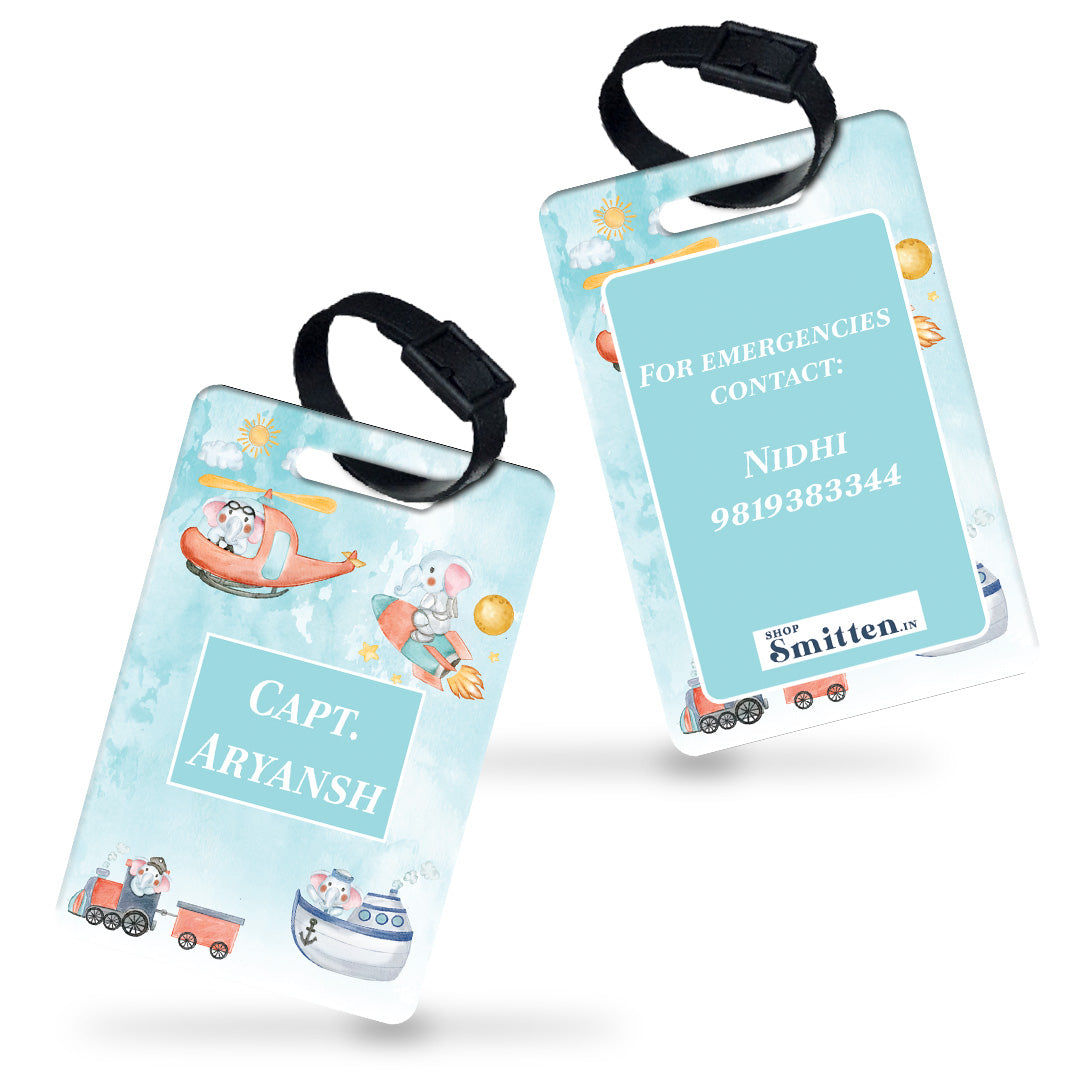 Captain Ellie Bag Tag (kids)