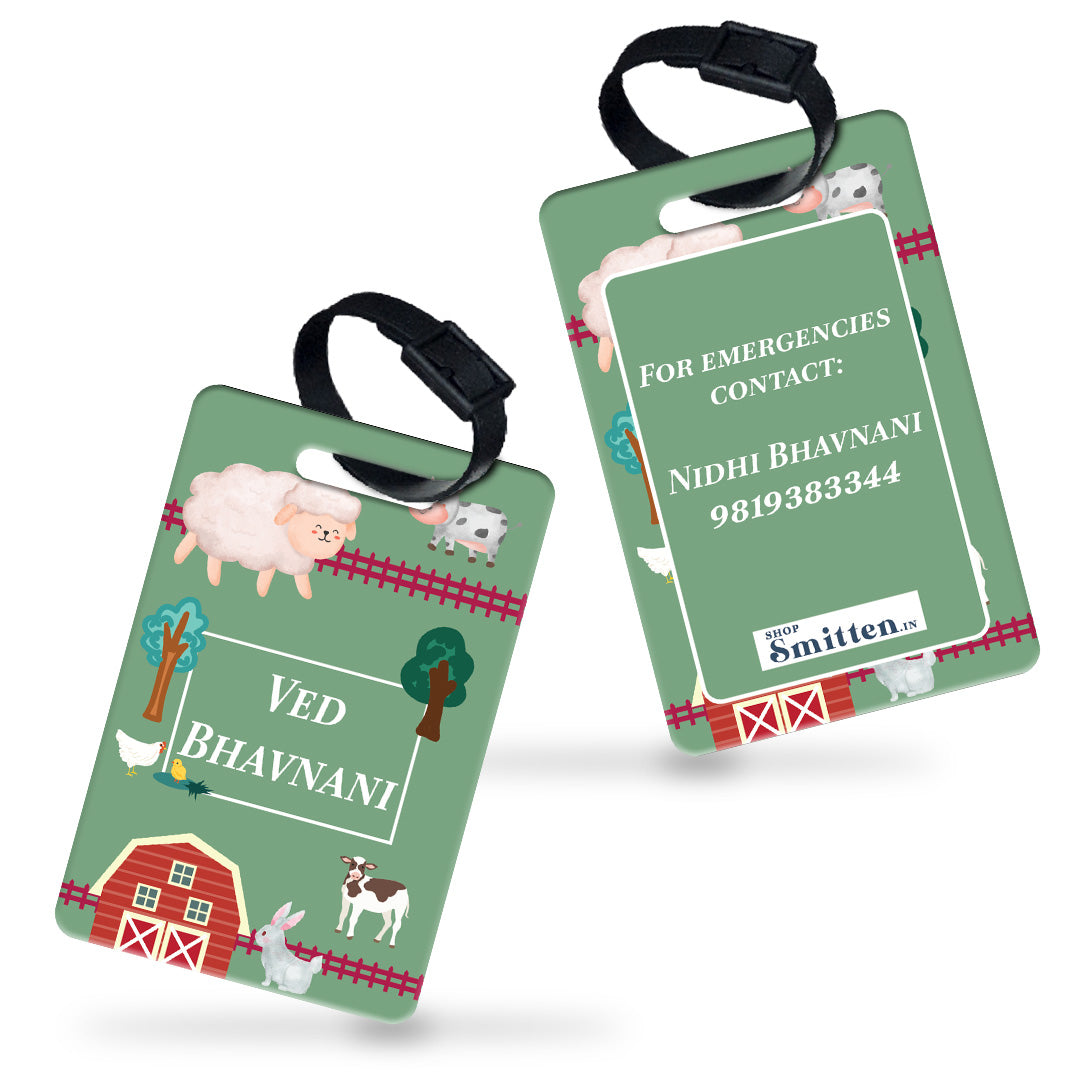 Farm Friends Bag Tag (kids)