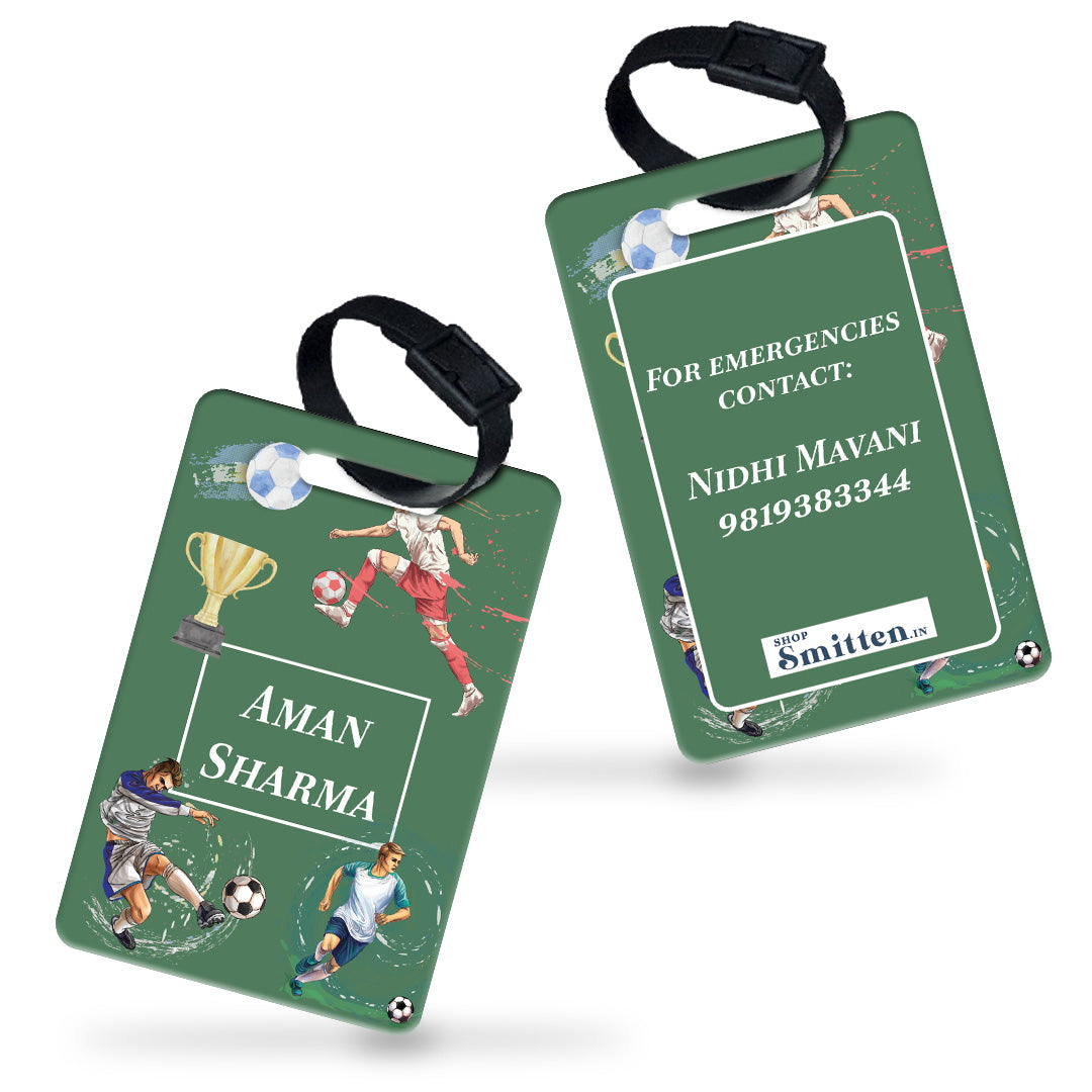 Football Fever Bag Tag (kids)