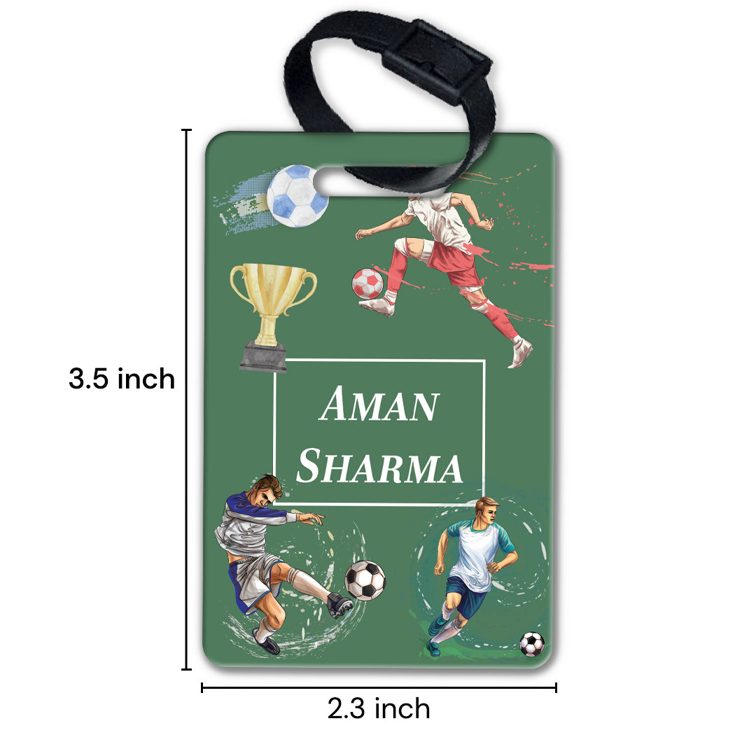 Football Fever Bag Tag (kids)