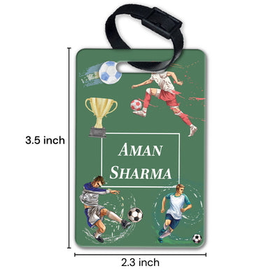 Football Fever Bag Tag