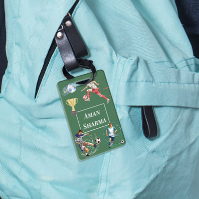 Football Fever Bag Tag