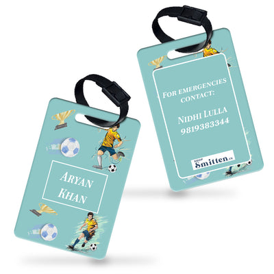 Football Fever Bag Tag