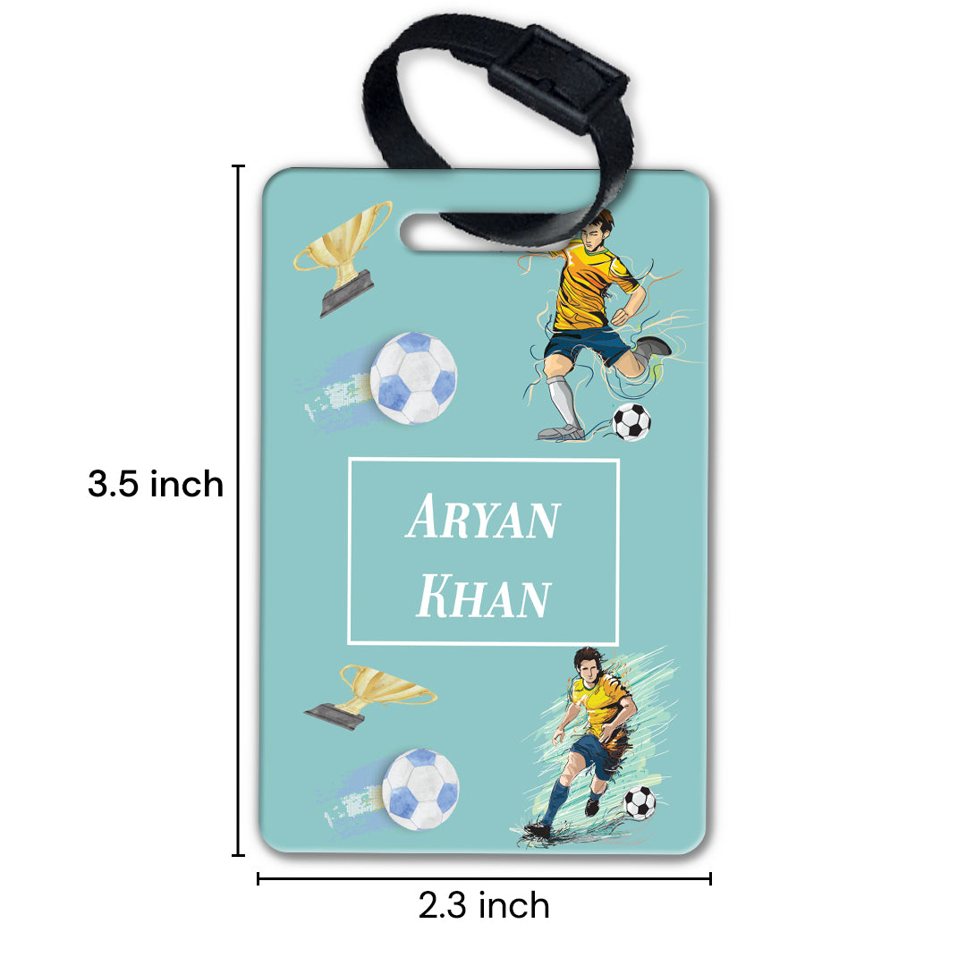 Football Fever Bag Tag (kids)