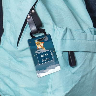 Rocket Bear Bag Tag