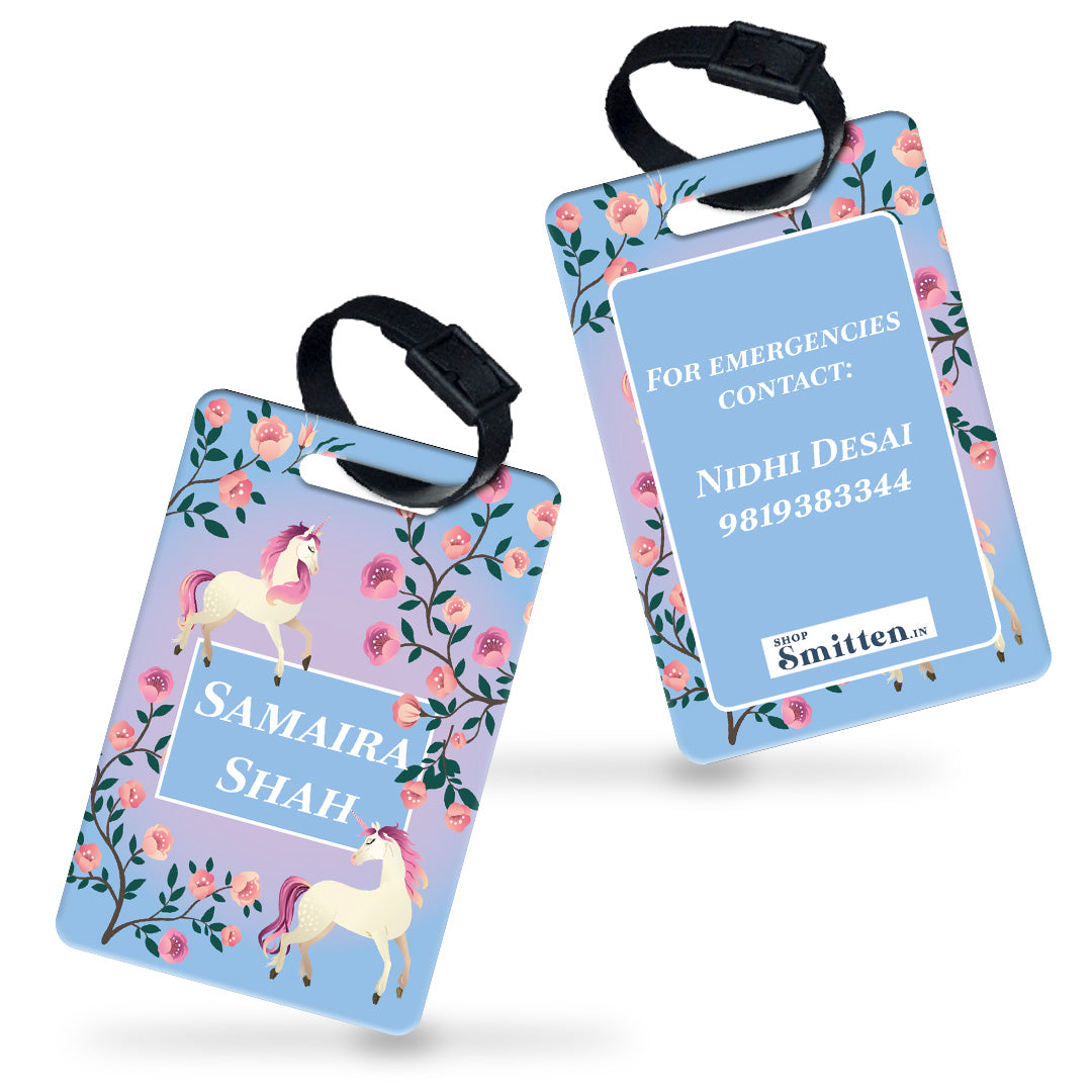 Unicorn Paradise Bag Tag (kids)