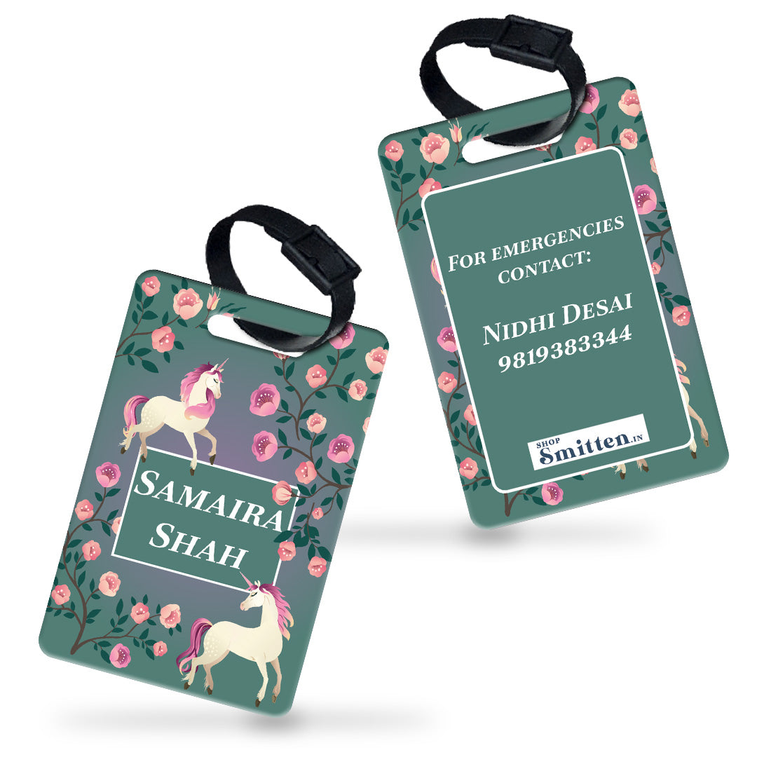 Unicorn Paradise Bag Tag (kids)