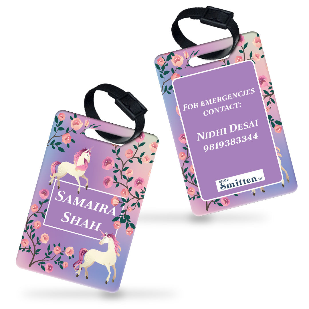 Unicorn Paradise Bag Tag (kids)