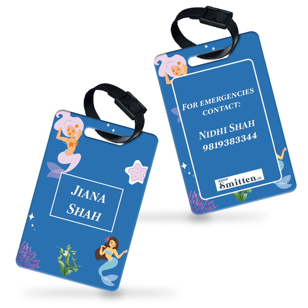 Sassy Mermaid Bag Tag (kids)