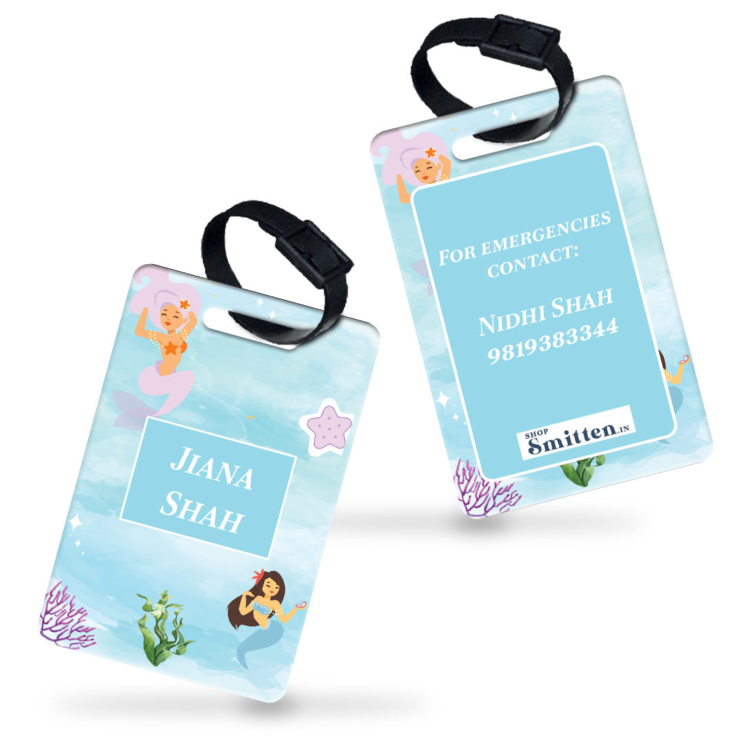 Sassy Mermaid Bag Tag (kids)