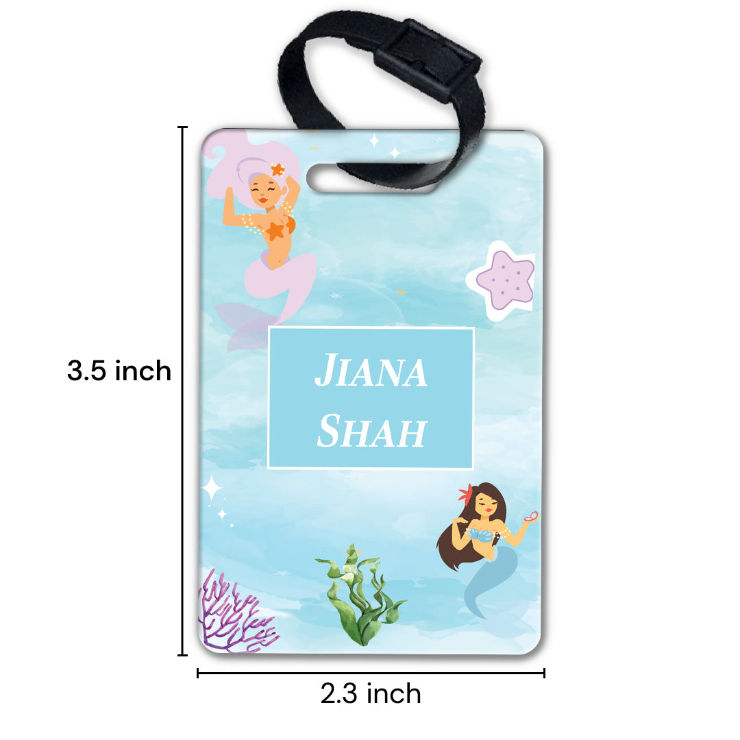 Sassy Mermaid Bag Tag (kids)