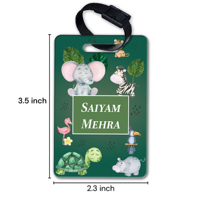 Jungle Friends Bag Tag