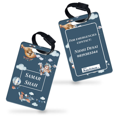 Teddy's Flight Bag Tag