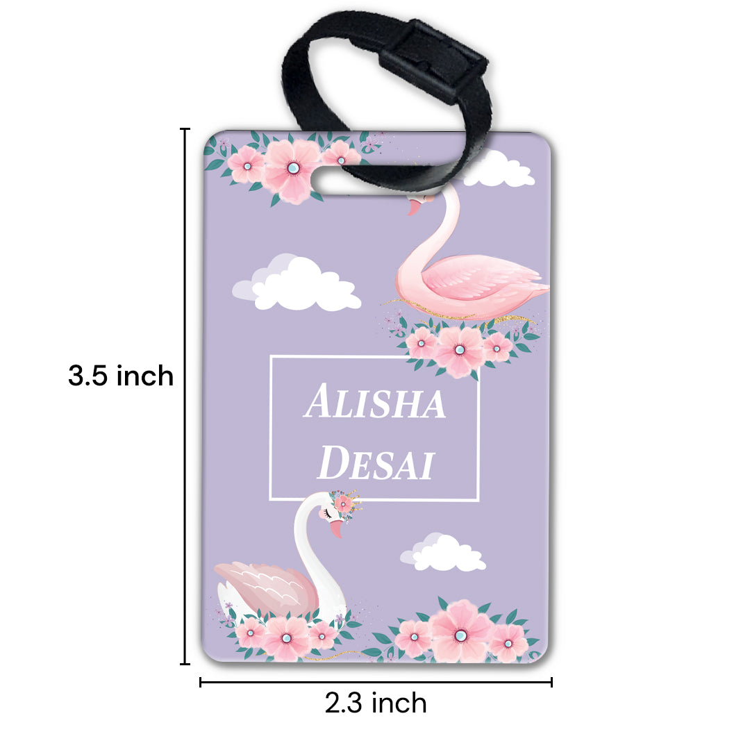 Swan Princess Bag Tag (kids)