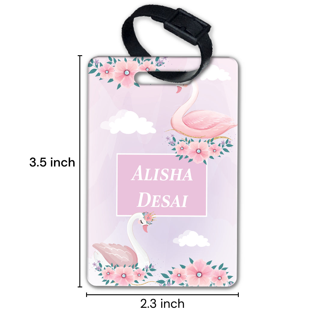 Swan Princess Bag Tag (kids)