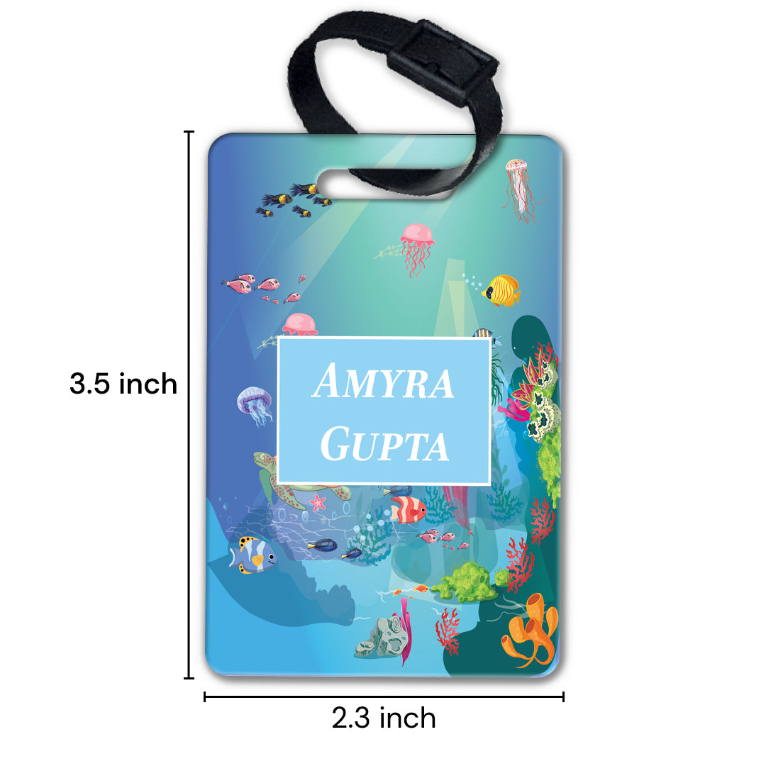 Ocean Bed Bag Tag (kids)