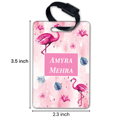 Flamingo Fiesta Bag Tag