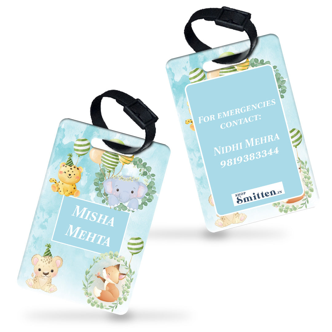 Safari Soiree Bag Tag (kids)