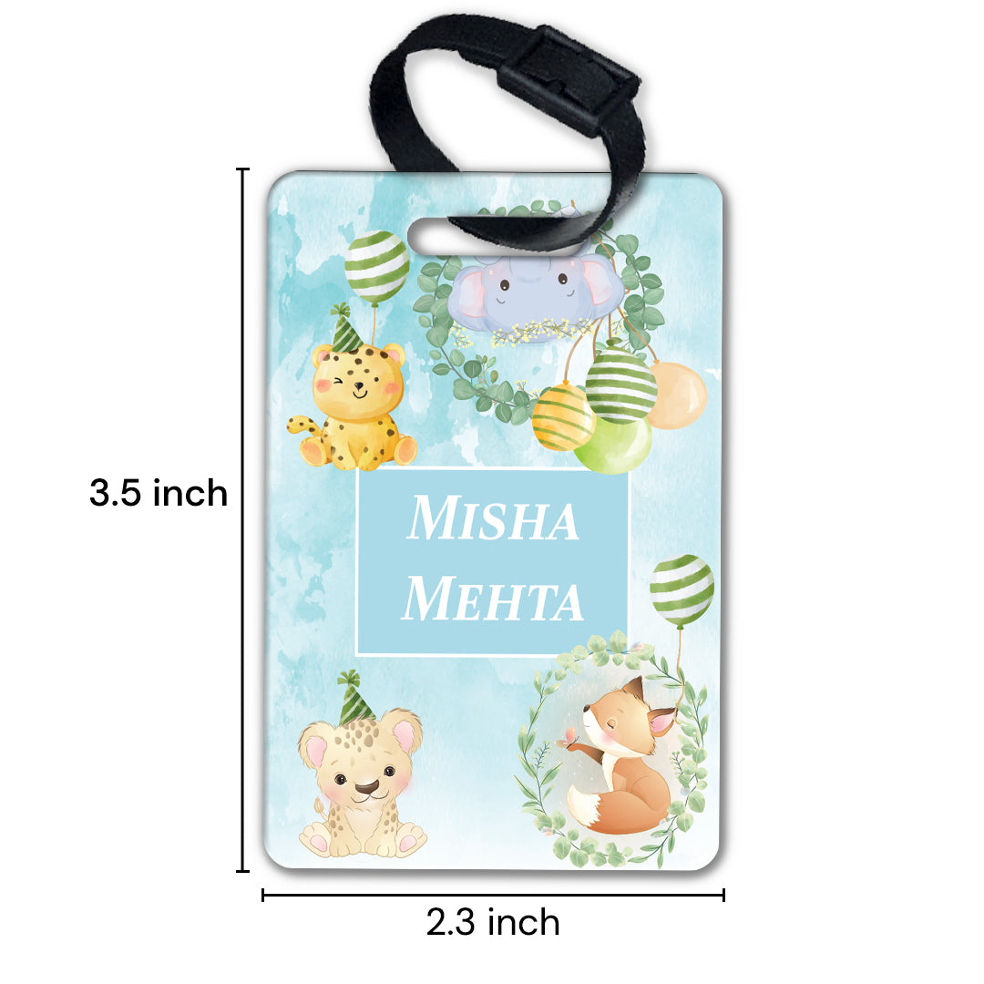 Safari Soiree Bag Tag (kids)