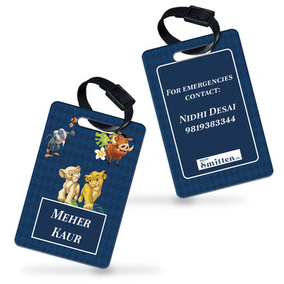 Baby Jungle King Bag Tag