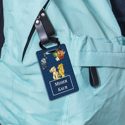 Baby Jungle King Bag Tag