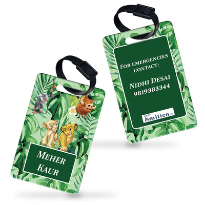 Baby Jungle King Bag Tag