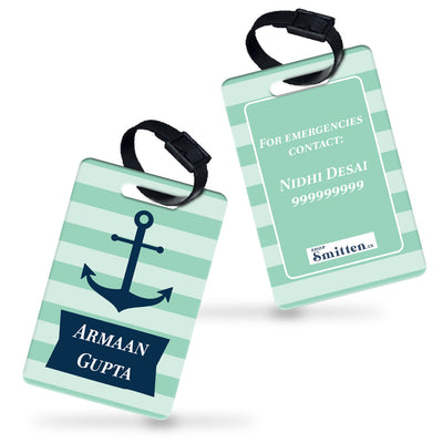 Nautical Anchor Bag Tag