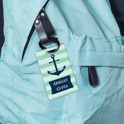 Nautical Anchor Bag Tag