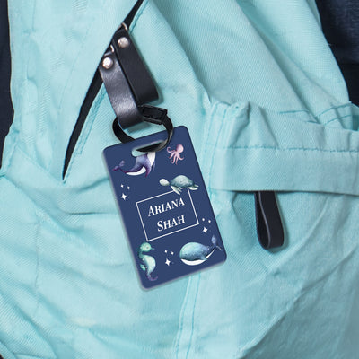 Midnight Ocean Bag Tag
