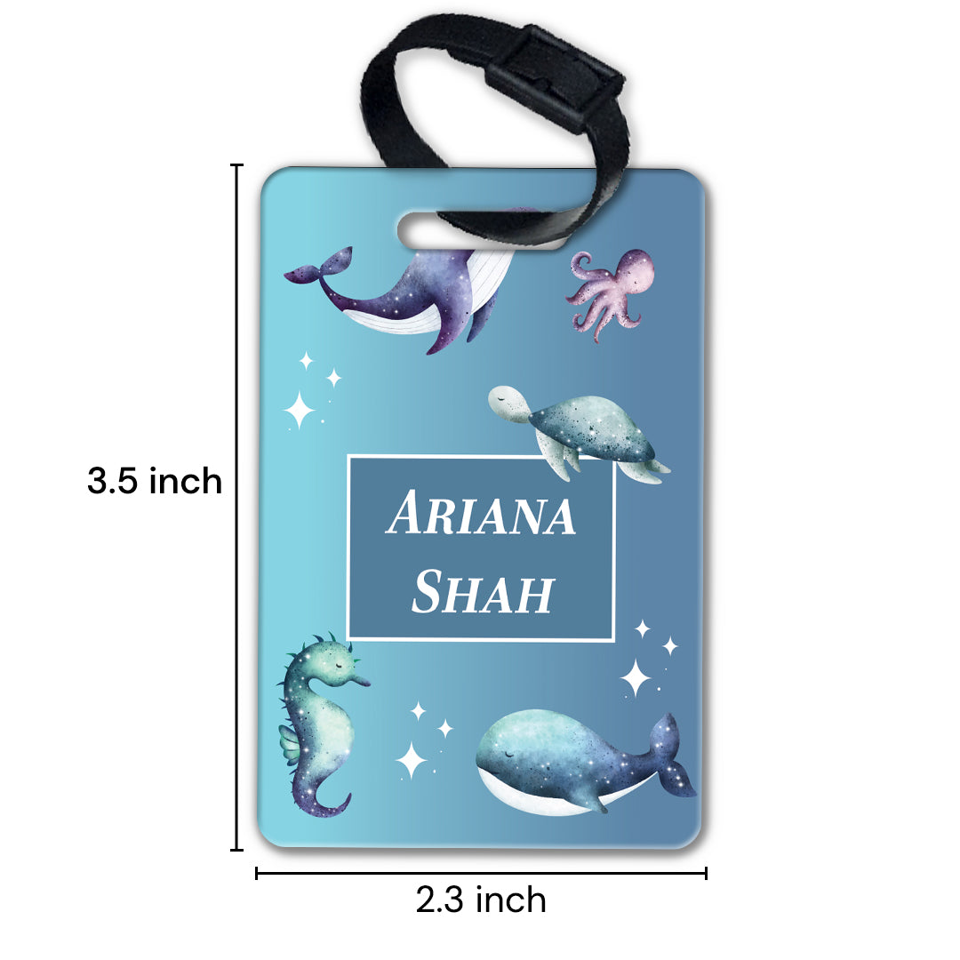 Midnight Ocean Bag Tag (kids)