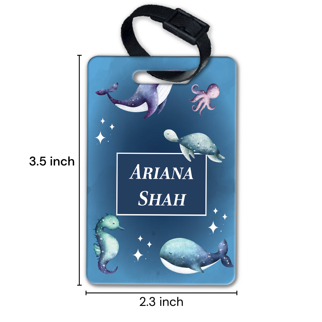 Midnight Ocean Bag Tag (kids)