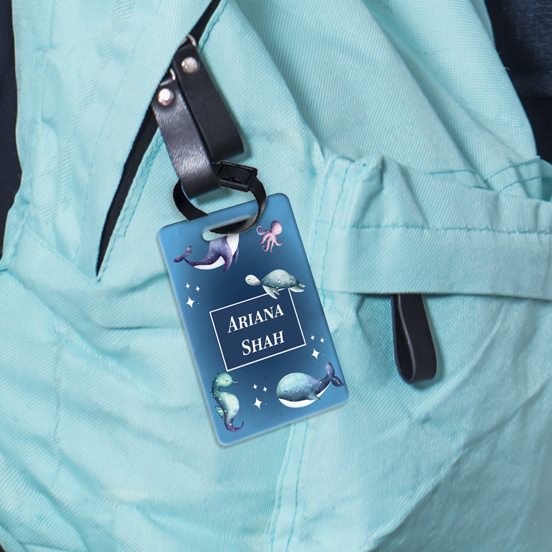 Midnight Ocean Bag Tag (kids)