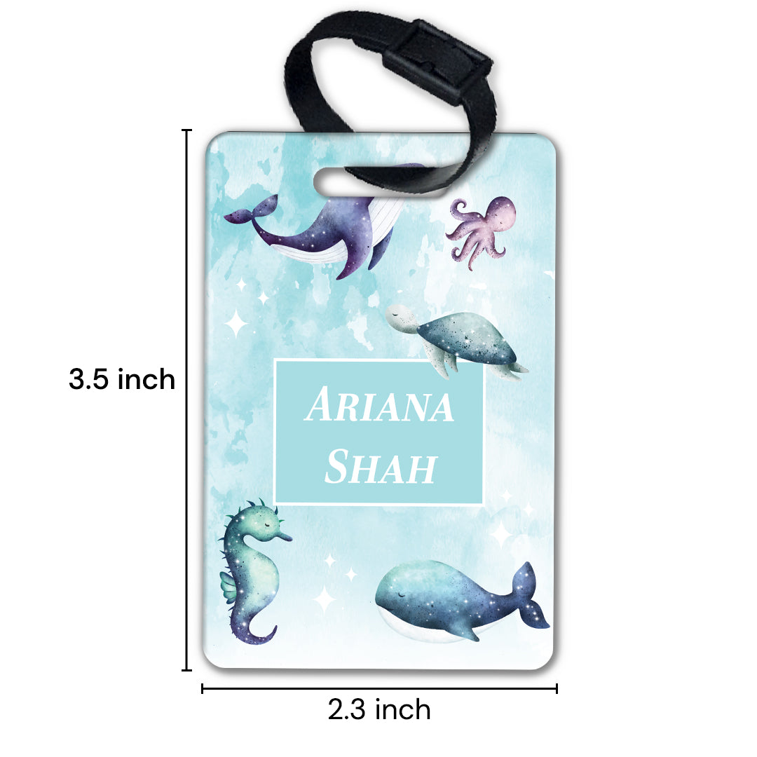 Midnight Ocean Bag Tag (kids)