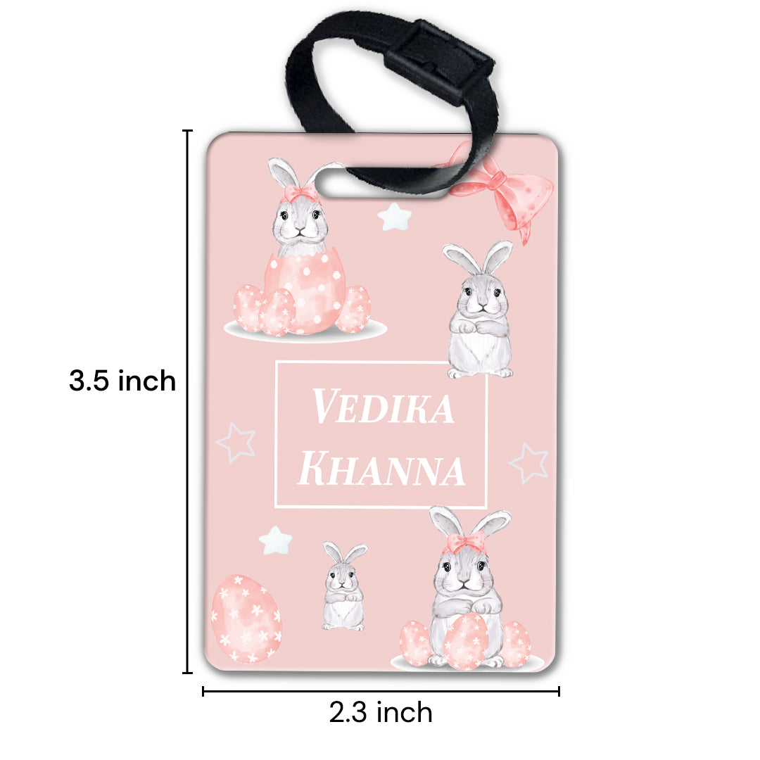 Easter Bunnies Bag Tag (kids)