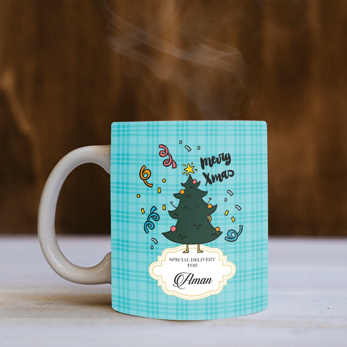 Merry X'mas Tree Christmas Mug