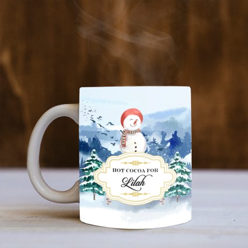 Snowman Land Christmas Mug