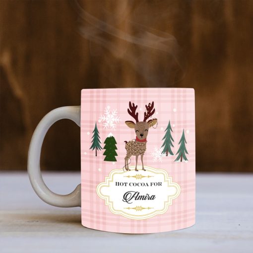 Rudolph in Christmas Lights Mug