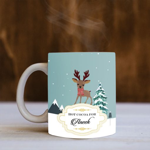 Rudolph in Wonderland Christmas Mug