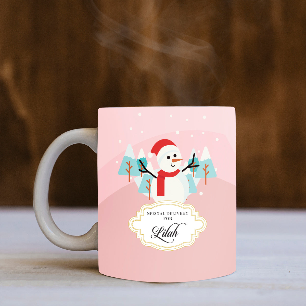 Merry Snowman Christmas Mug