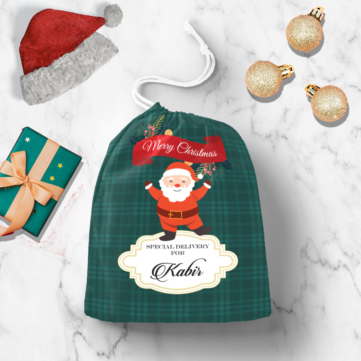 Merry Santa Gift Sack